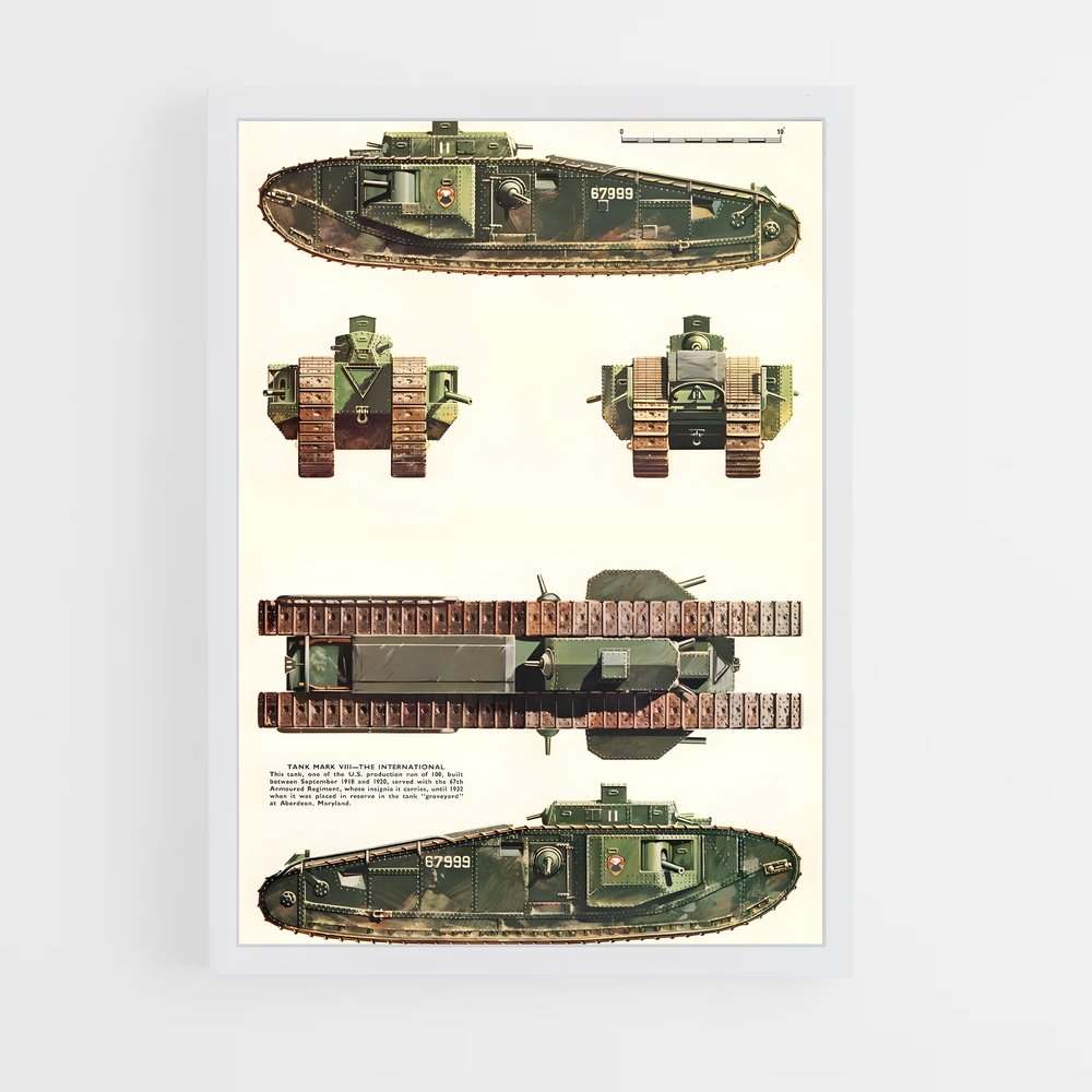 Poster Blindage Double – affiche World Of Tanks (vue 3)